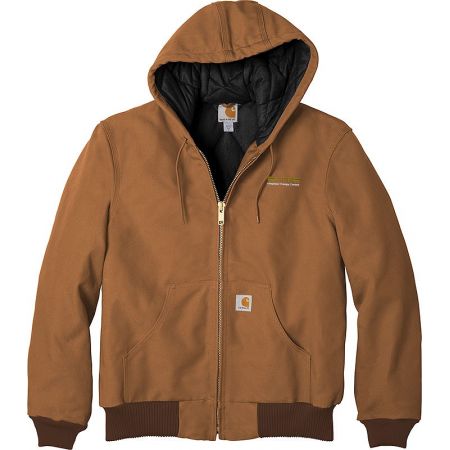 20-CTSJ140, Small, Carhartt Brown, Left Chest, Elite Integrated Therapy Centers.