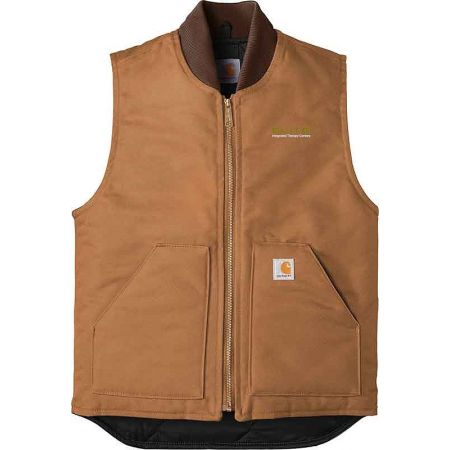 20-CTV01, Small, Carhartt Brown, Left Chest, Elite Integrated Therapy Centers.